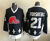 Men's Quebec Nordiques #21 Peter Forsberg White CCM Throwback Stitched NHL Jersey,baseball caps,new era cap wholesale,wholesale hats